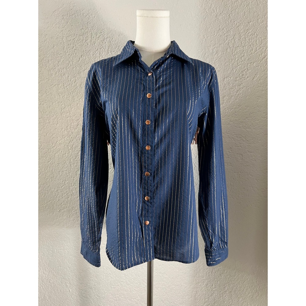 Cruel Denim Western Sequin Fringe ButtonUp Rodeo Jaripeo Cowgirl Country